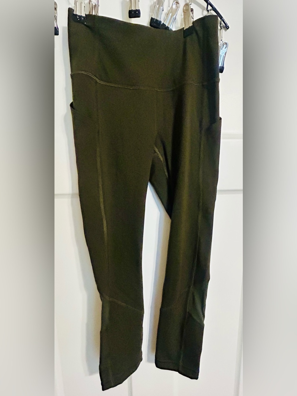 Lululemon Olive Green High-Rise Pocket Leggings. Size 2.